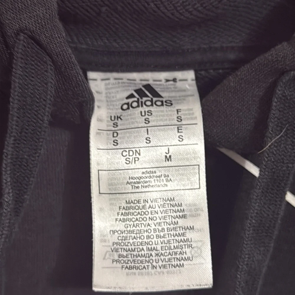 Adidas Black Unisex Hoodie